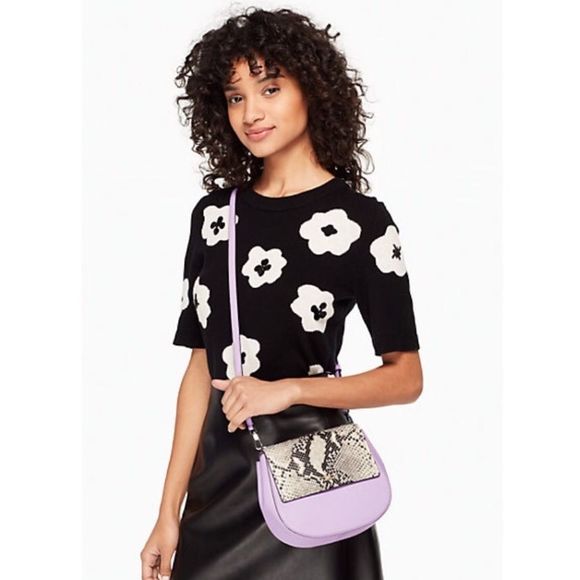 ▪️Kate Spade Cameron Street Snake Small Byrdie Lilac - Picture 2 of 5